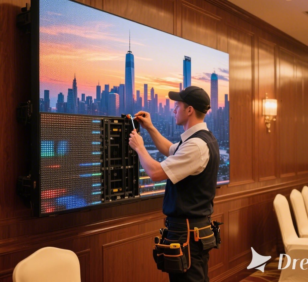 maintenance-led-display-ballroom-hotel